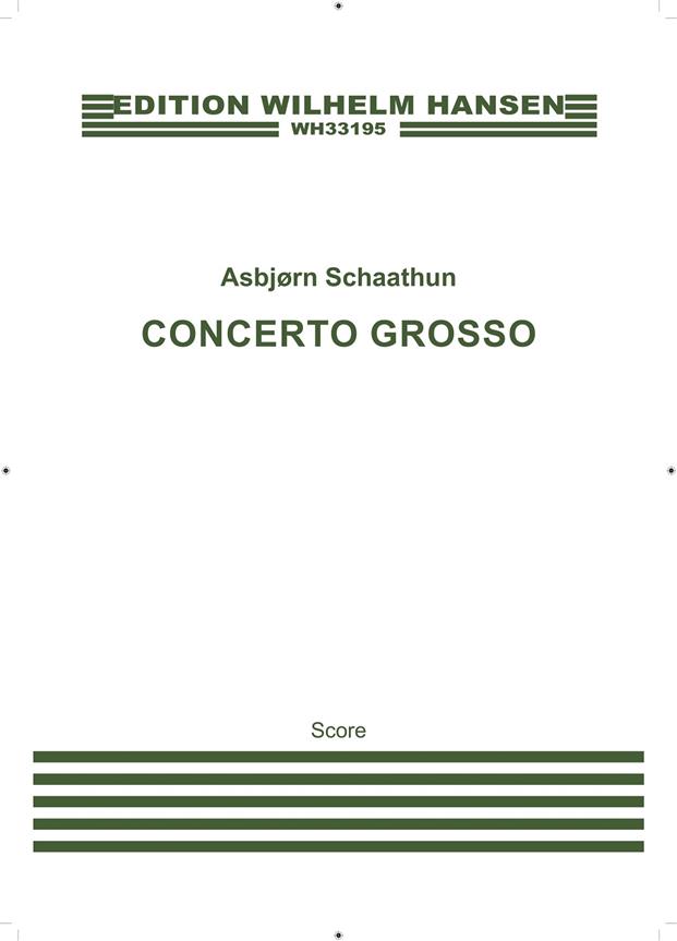 Concerto Grosso (Full Score)